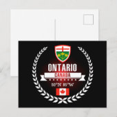 Carte Postale Ontario (Devant / Derrière)