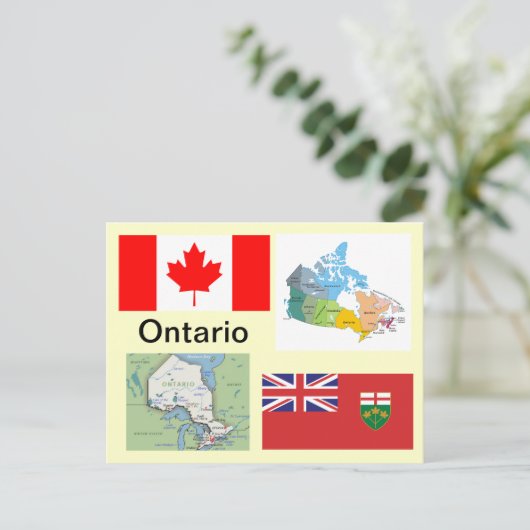 Carte Postale Ontario Canada (Debout devant)