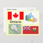 Carte Postale Ontario Canada (Devant / Derrière)
