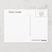 Carte Postale Ontario Canada (Dos)