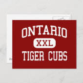Carte Postale Ontario - Cubes de tigre - Moyen - Ontario Oregon (Devant / Derrière)