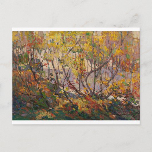 Carte Postale Ontario Paysage opulent Octobre par Tom Thomson (Devant)