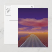 Carte Postale OnTheRoadAgain - Camion solitaire (Devant / Derrière)