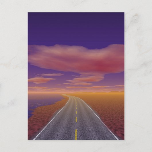 Carte Postale OnTheRoadAgain - Camion solitaire (Devant)