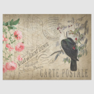 carte postale ontkoppeling tissuepapier