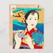 Carte Postale Onuma Chiyuki Japonais Mois par mois Nouveau (Devant / Derrière)