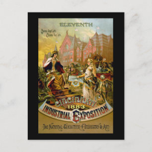 Carte Postale Onzième Exposition industrielle de Cincinnati