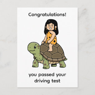 Carte Postale Oona et la tortue