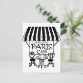 Carte Postale Oooh La La Paris Café (Debout devant)