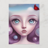 Carte Postale Opal Eyes Cardinal Girl (Devant)