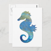 Carte postale Opal Sea Horse (Devant / Derrière)