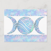 Carte Postale Opale triple lune (Devant)