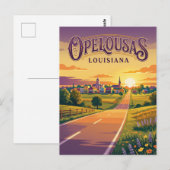 Carte Postale Opelousas États-Unis (Devant / Derrière)