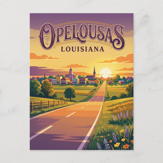 Carte Postale Opelousas États-Unis (Devant)