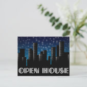 Carte Postale open house : cityscape night sky (Debout devant)