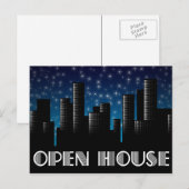 Carte Postale open house : cityscape night sky (Devant / Derrière)