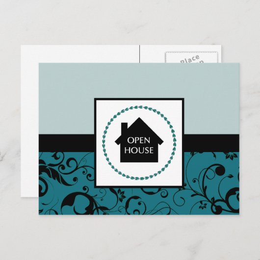 Carte Postale open house : damas professionnel (Devant / Derrière)