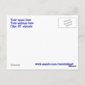 Carte postale Open House Portes Bleues (Dos)