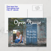 Carte postale Open House Portes Bleues (Devant / Derrière)