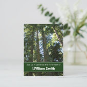 Carte postale Open House pour la retraite forestiè (Debout devant)