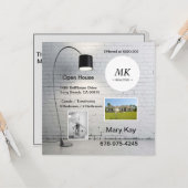 Carte postale Open House pour les nouveaux proprié (Devant/Arrière en situation)