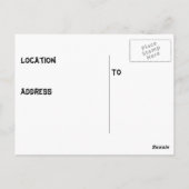 Carte Postale Open House scandinave (Dos)