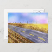 Carte postale "Open Road" (Devant / Derrière)