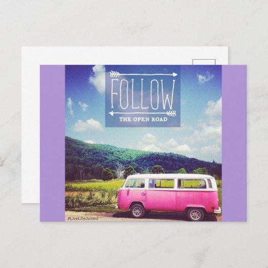 Carte Postale "Open Road" (Devant / Derrière)