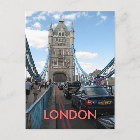 Carte postale Open Tower Bridge London Royaume-Uni (Devant)