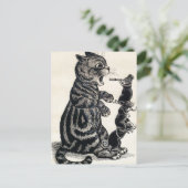 Carte Postale Open Wide by Louis Wain (Debout devant)