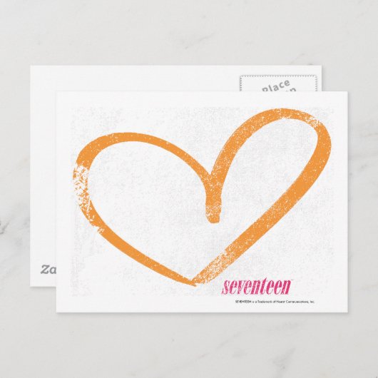 Carte Postale OpenHeart Orange (Devant / Derrière)