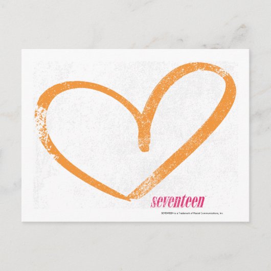 Carte Postale OpenHeart Orange (Devant)