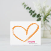 Carte Postale OpenHeart Orange (Debout devant)