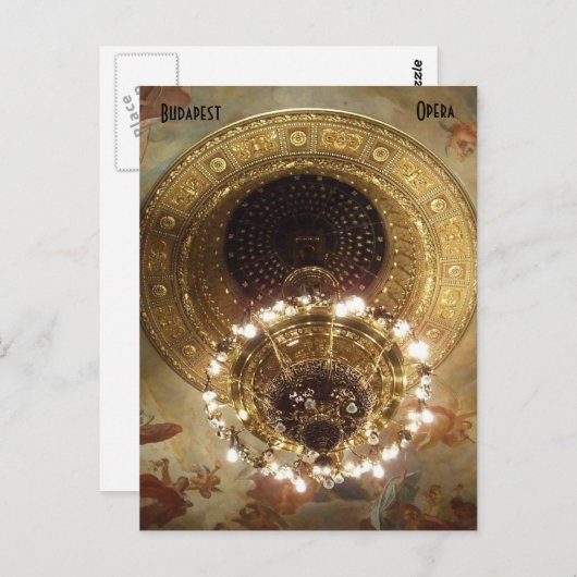 Carte Postale Opéra (Devant / Derrière)