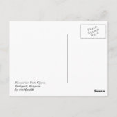 Carte Postale Opéra (Dos)