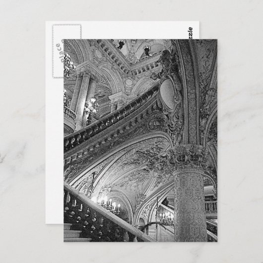 Carte Postale Opéra (Devant / Derrière)