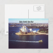 Carte Postale Opéra australien (Devant / Derrière)