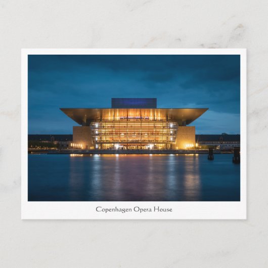 Carte Postale Opéra de Copenhague (Devant)