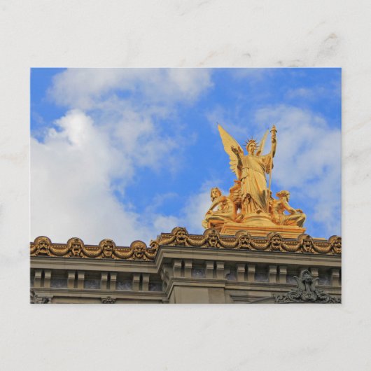 Carte Postale Opéra de Paris (Devant)