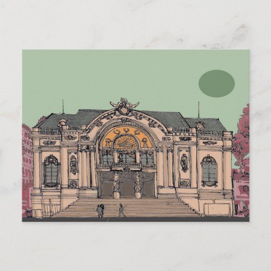 Carte Postale Opéra de Saïgon (Devant)