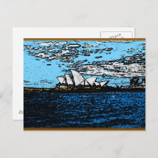 Carte Postale Opéra de Sydney (Devant / Derrière)
