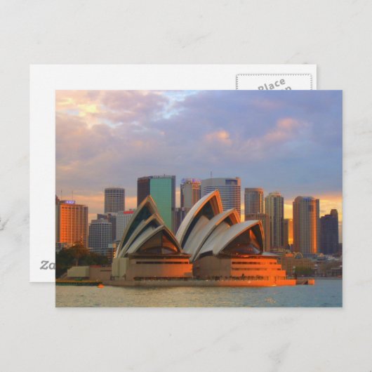 Carte Postale opéra de sydney (Devant / Derrière)