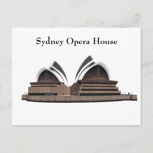 Carte postale : Opéra de Sydney (Devant)