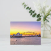Carte Postale Opéra de Sydney au coucher du soleil (Debout devant)