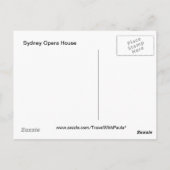 Carte Postale Opéra de Sydney Australie (Dos)