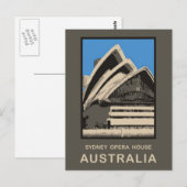 Carte Postale Opéra de Sydney Australie (Devant / Derrière)