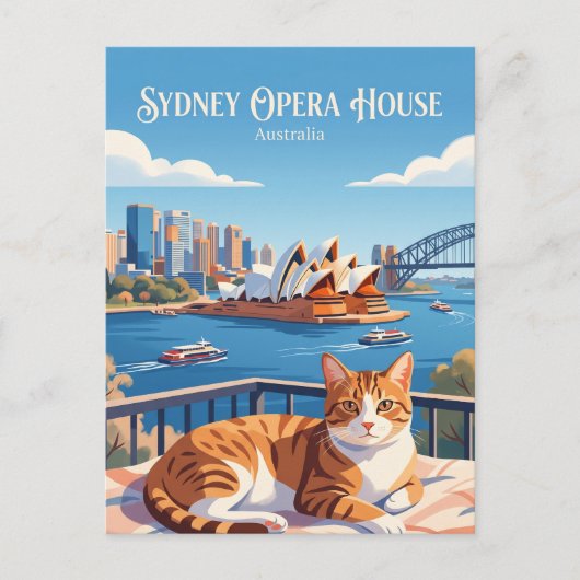 Carte Postale Opéra de Sydney Australie (Devant)