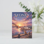 Carte Postale Opéra de Sydney Australie (Debout devant)