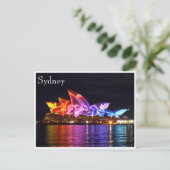 Carte Postale opéra de sydney électrique (Debout devant)