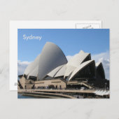 Carte Postale Opéra de Sydney, Harbo Australia Postcard (Devant / Derrière)